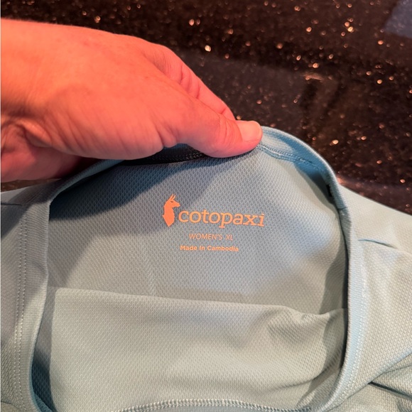 Cotopaxi Teal Long Sleeve Women's Tee - Picture 6 of 12